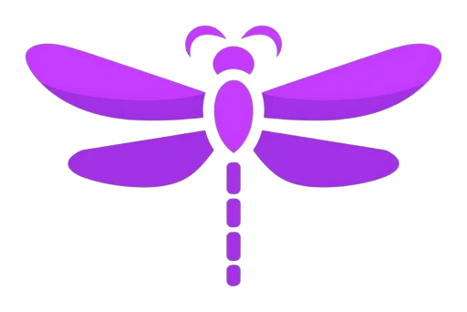 Violet Dragonfly Logo